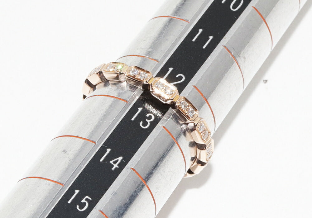 Chanel 18K Pink Gold Première Promesse Ring Diamond Ring J4134