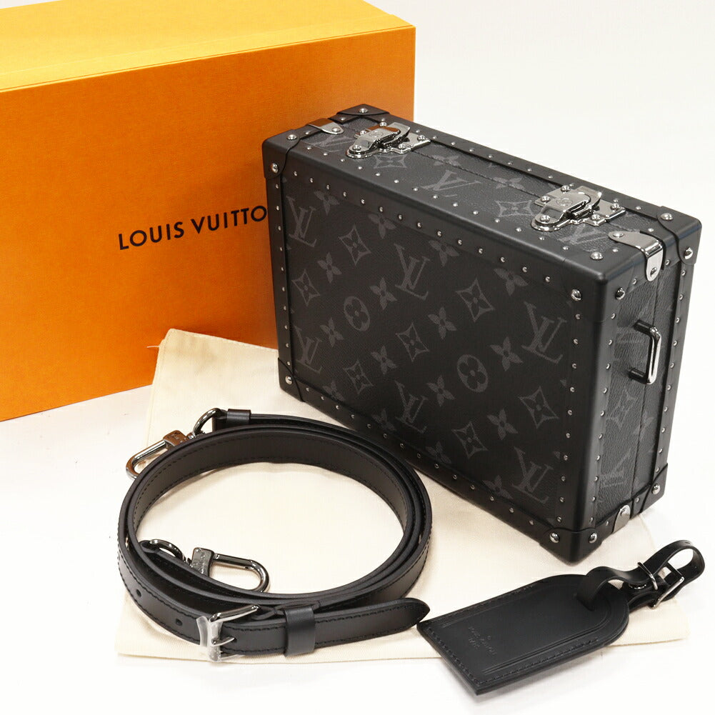 Louis Vuitton Monogram Eclipse Clutch Box 2way Shoulder Bag M20251