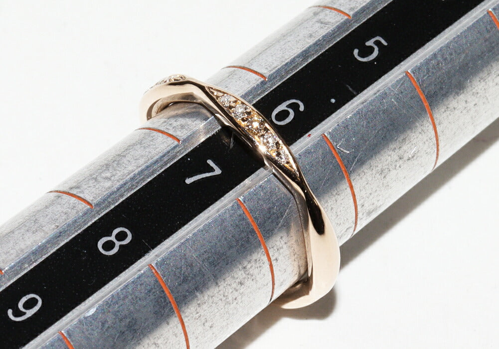 Chanel K18PG Camelia Collection Ring J10836
