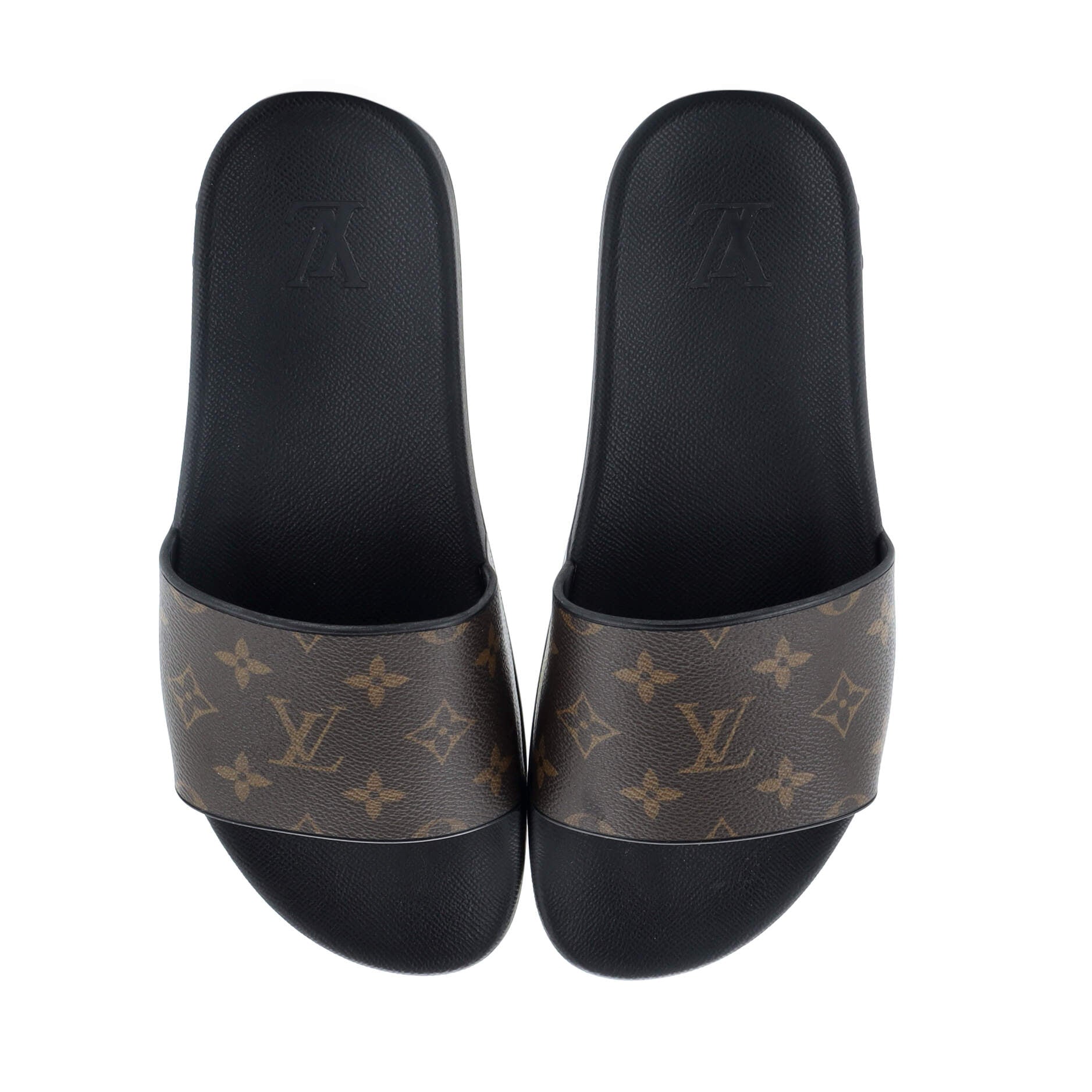 Men's Waterfront Mule Sandals Monogram Rubber