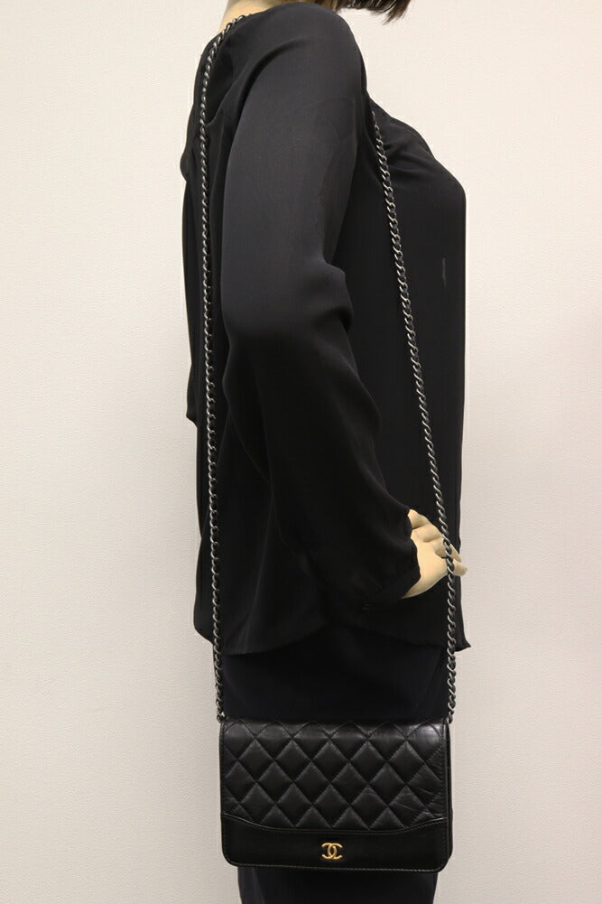 Chanel Calf Gabrielle Chain Wallet Shoulder Bag A84389