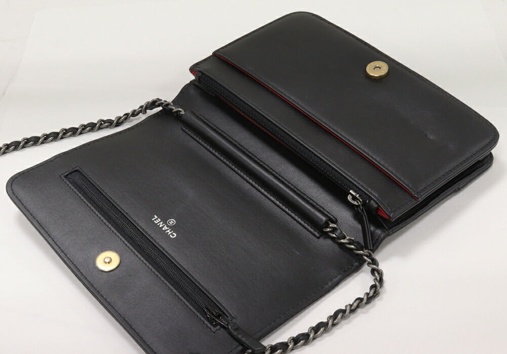 Chanel Calf Gabrielle Chain Wallet Shoulder Bag A84389