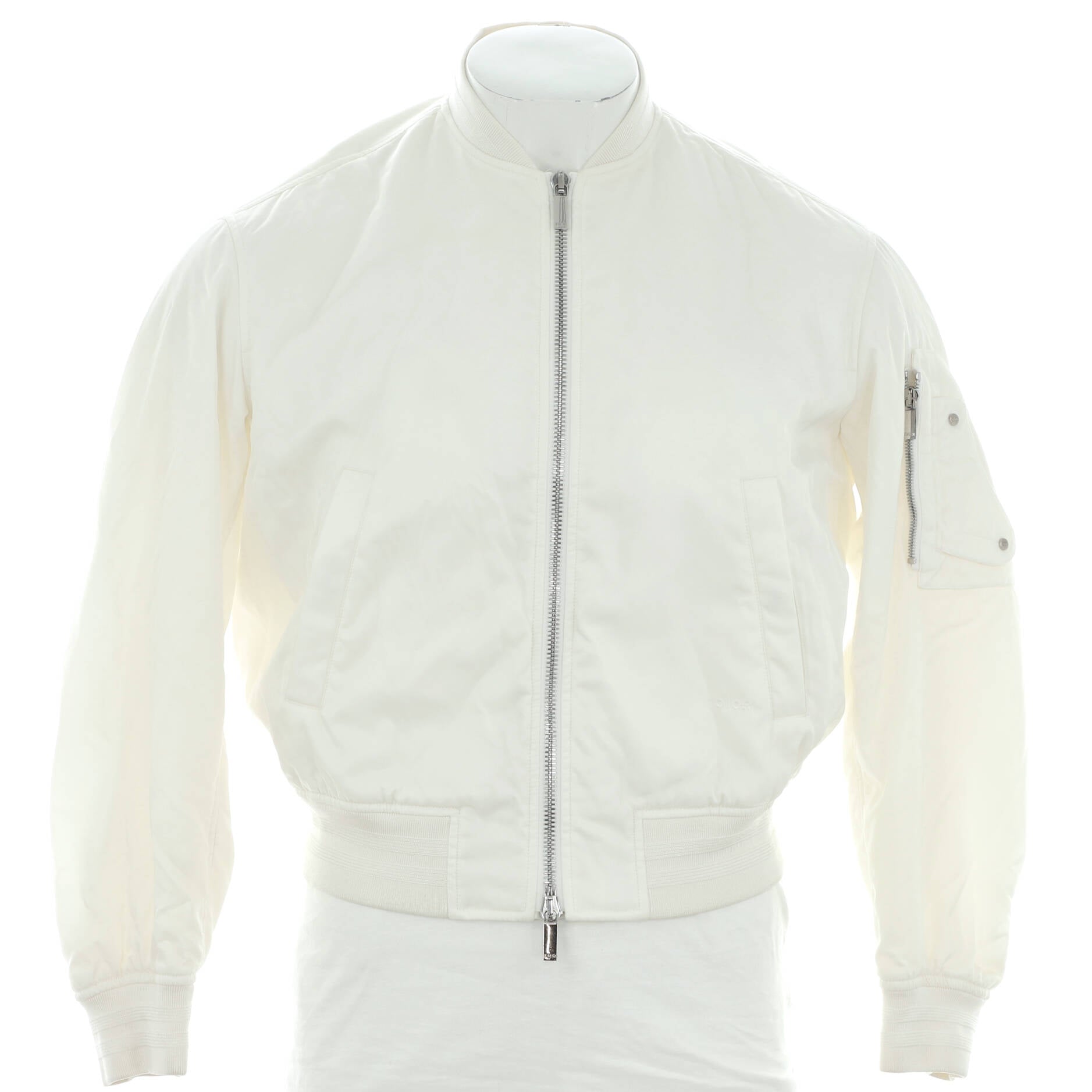 Men's Daniel Arsham Logo Bomber Jacket Embroidered Nylon