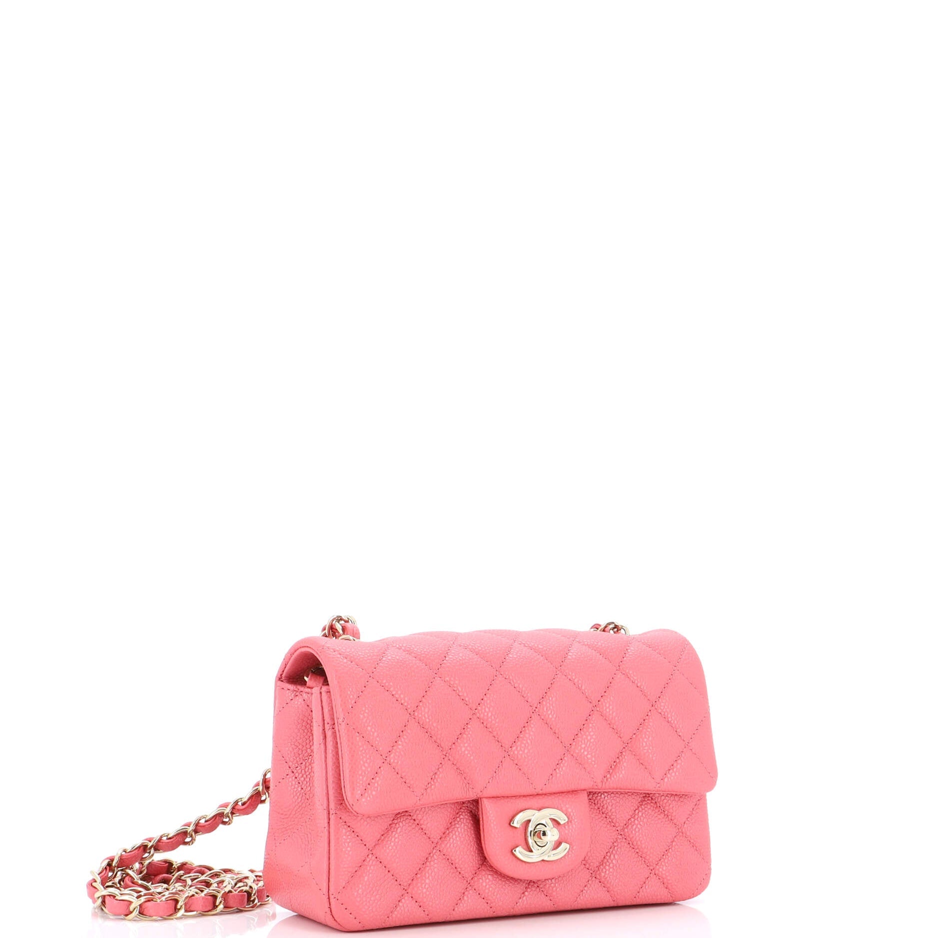 Classic Single Flap Bag Quilted Caviar Mini