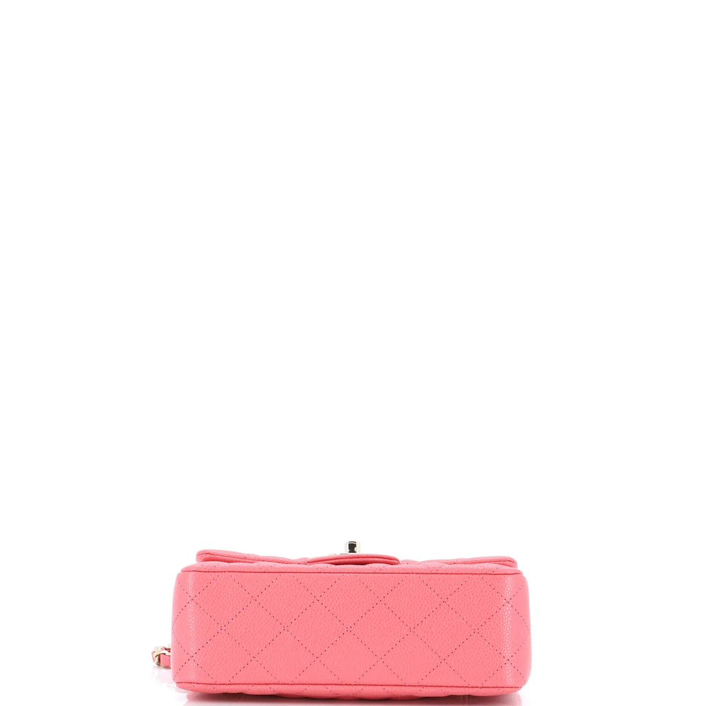Classic Single Flap Bag Quilted Caviar Mini