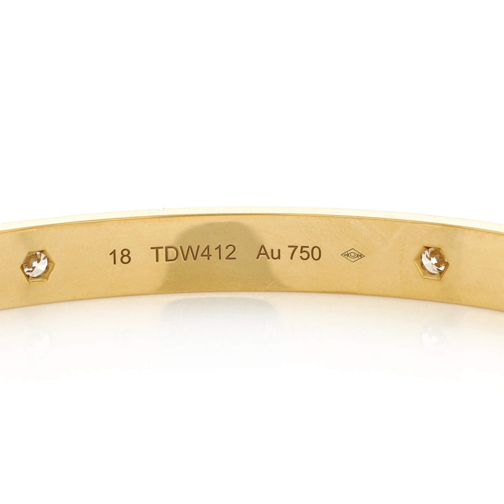Love 4 Diamond Bracelet 18K Yellow Gold with Diamonds