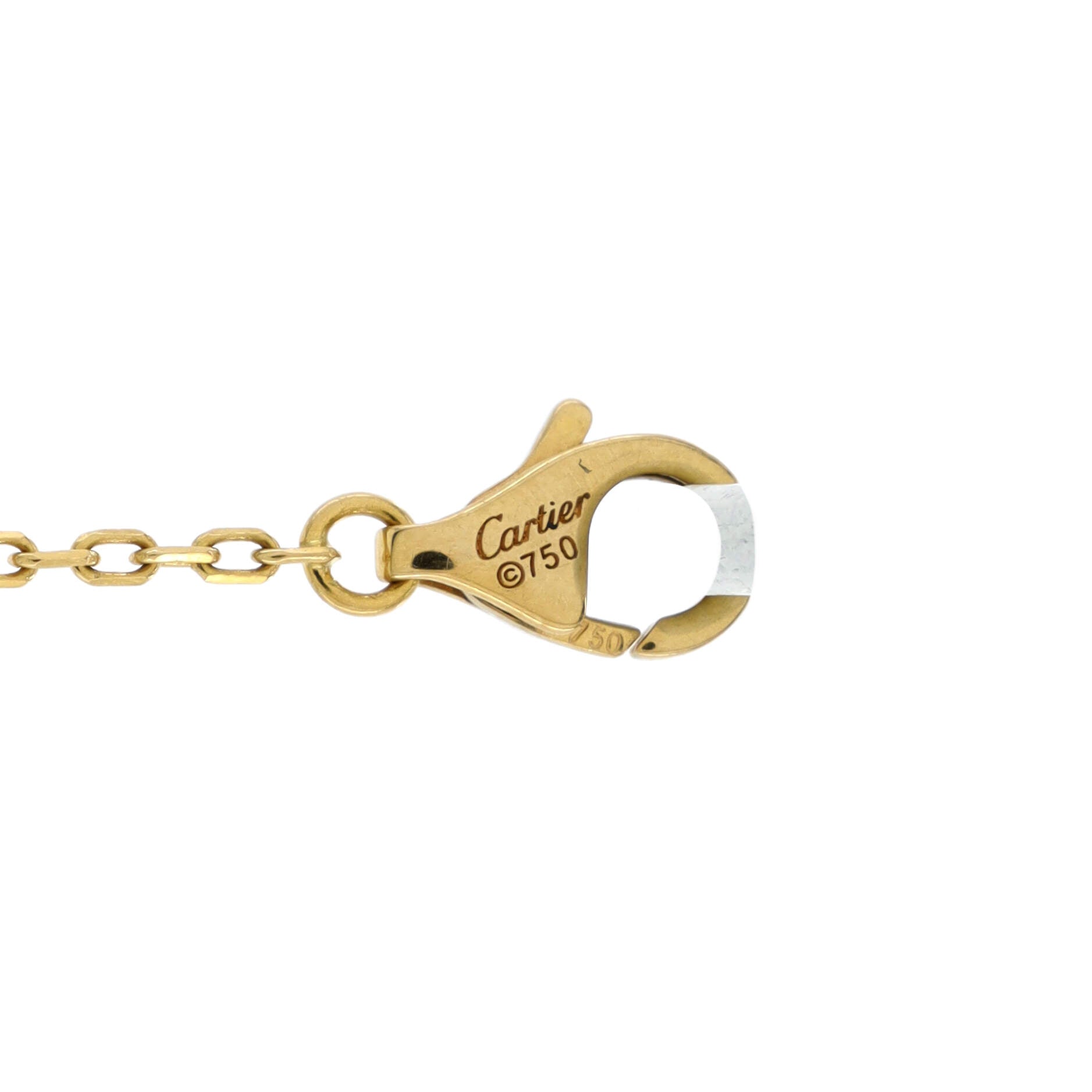 D'Amour Pendant Necklace 18K Yellow Gold with Diamond Large