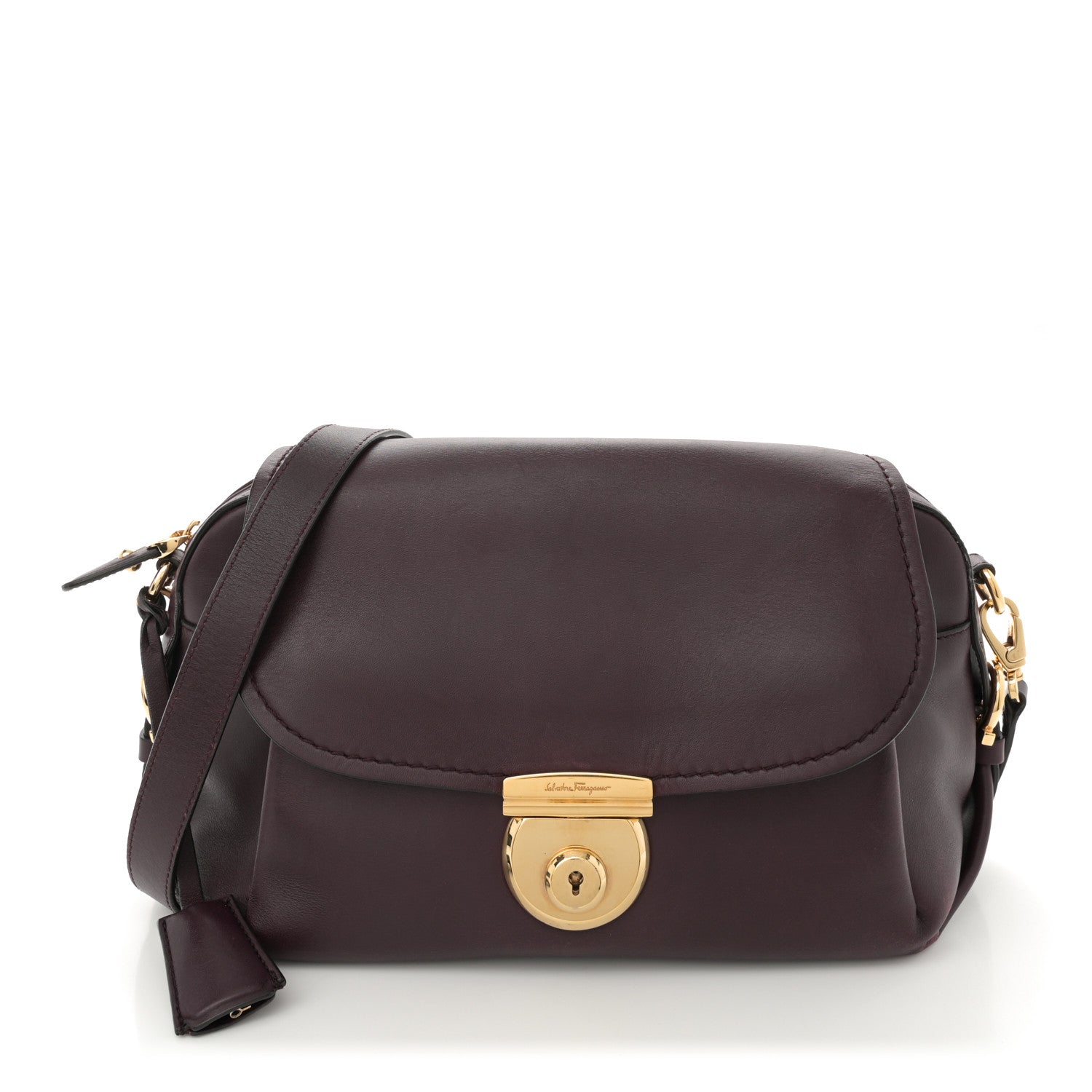 Calfskin Fiamma Crossbody Bag Rouge