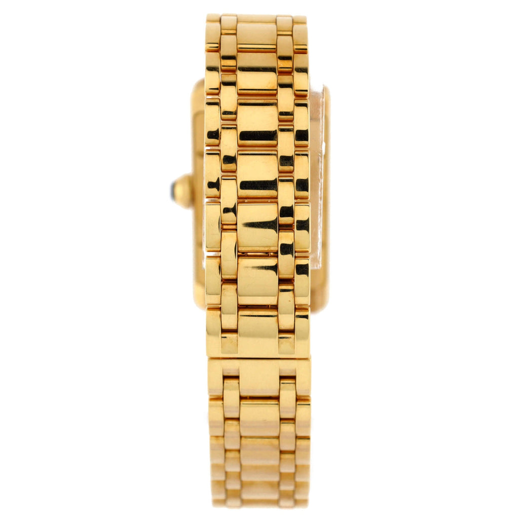 Tank Americaine Quartz Watch Yellow Gold 19