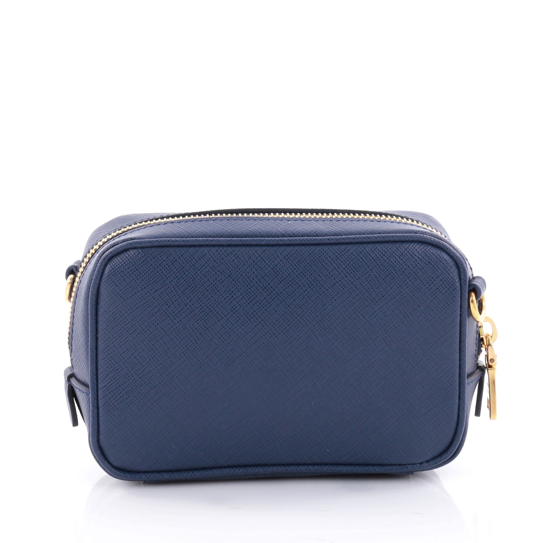 Zip Crossbody Bag Saffiano Leather Mini
