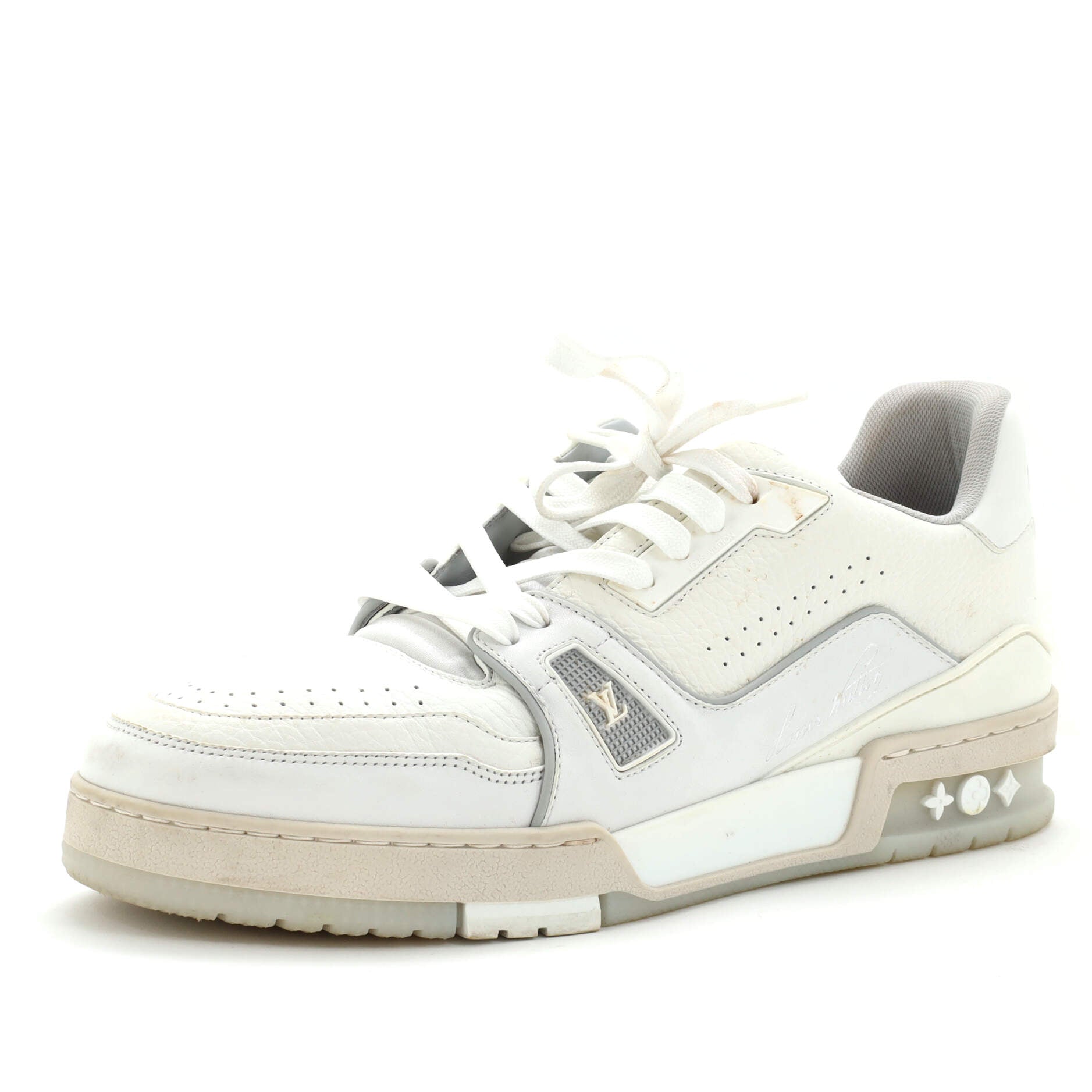 Men's LV Trainer Sneakers Leather