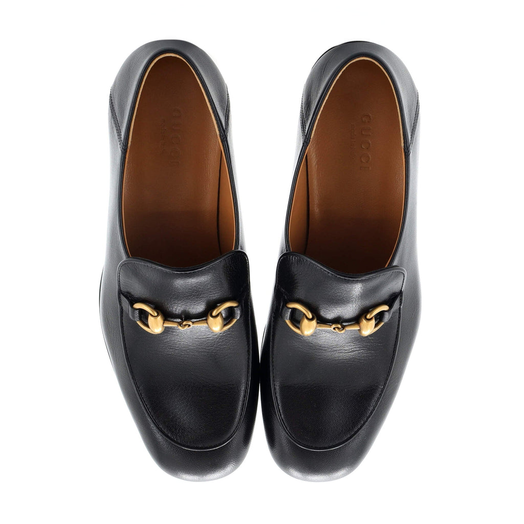 Women's Horsebit Mid-Heel Loafers Leather