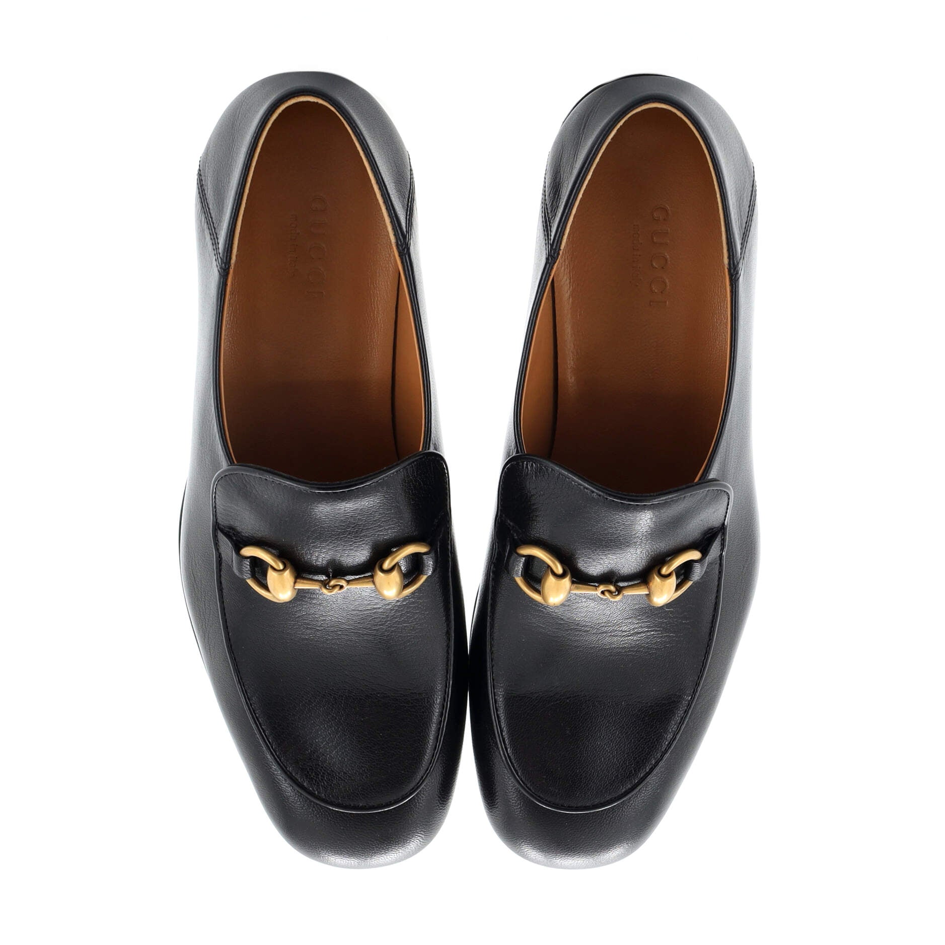 Women's Horsebit Mid-Heel Loafers Leather