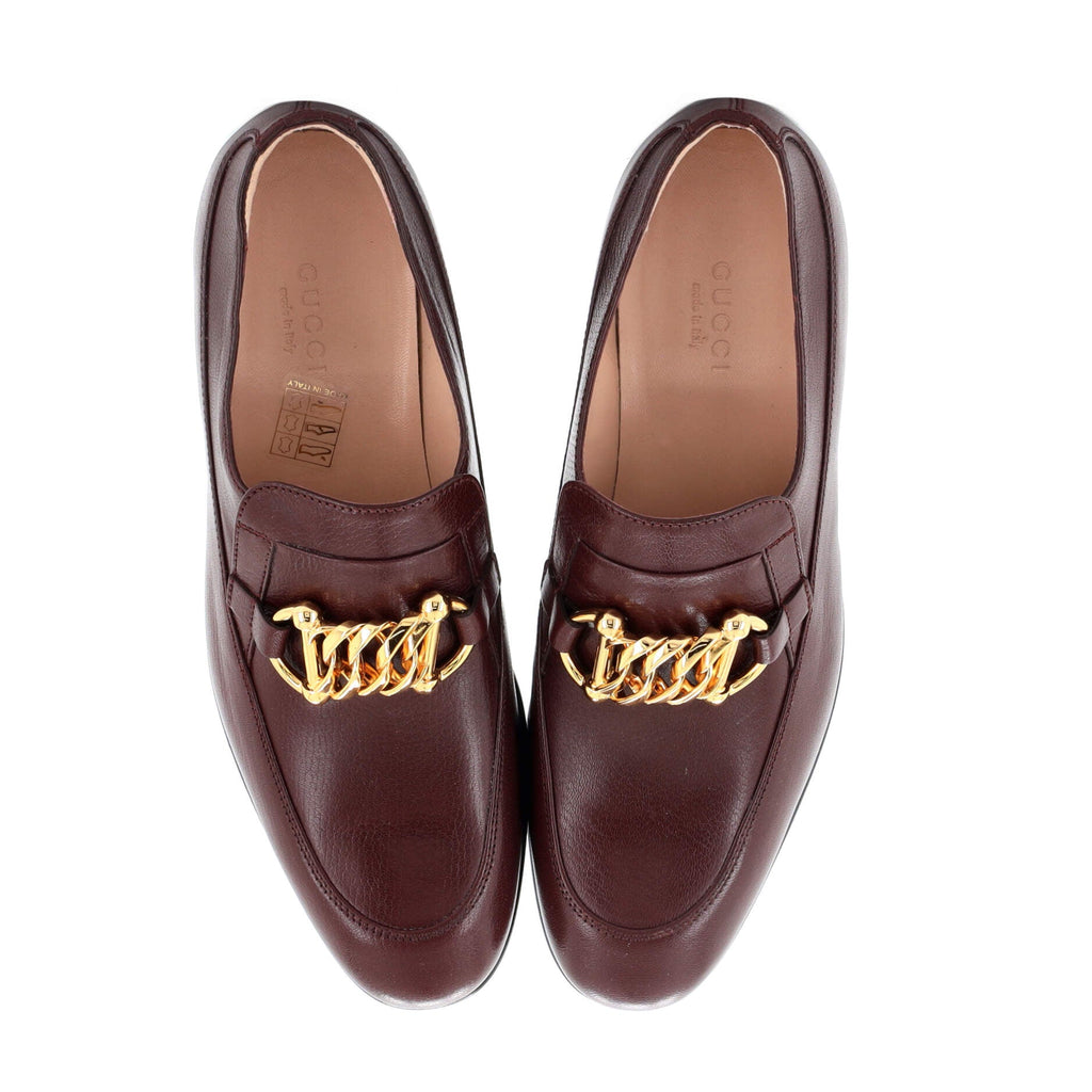 Women's Sylvie Chain Link Loafers Leather