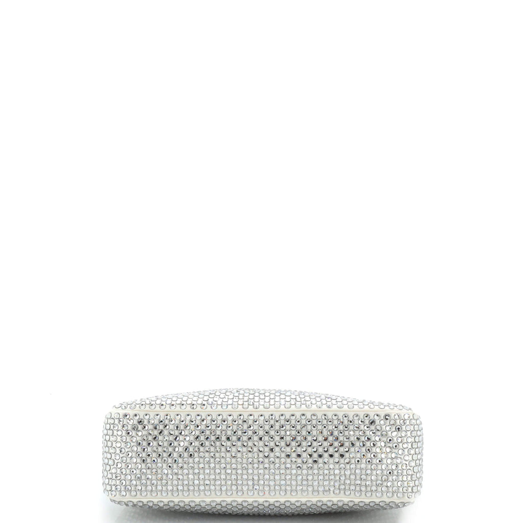Re-Edition 2000 Hobo Crystal Embellished Satin Mini