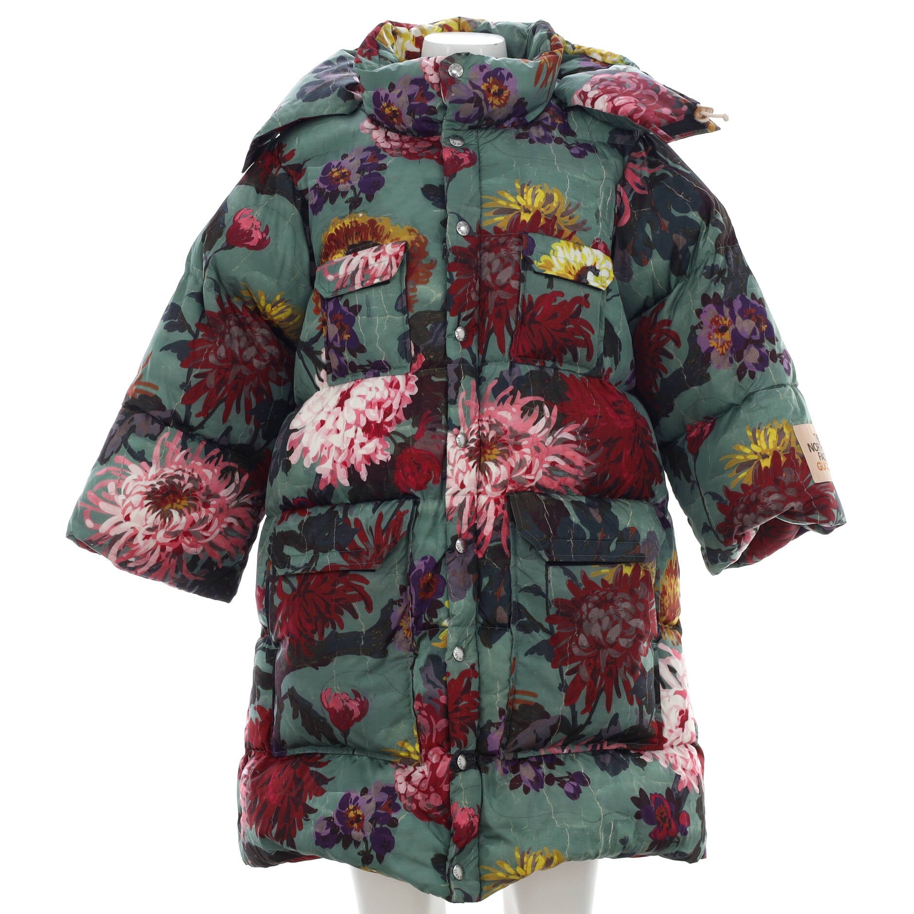 x The North Face Puffer Jacket Quilted Printed Polyamide with Down