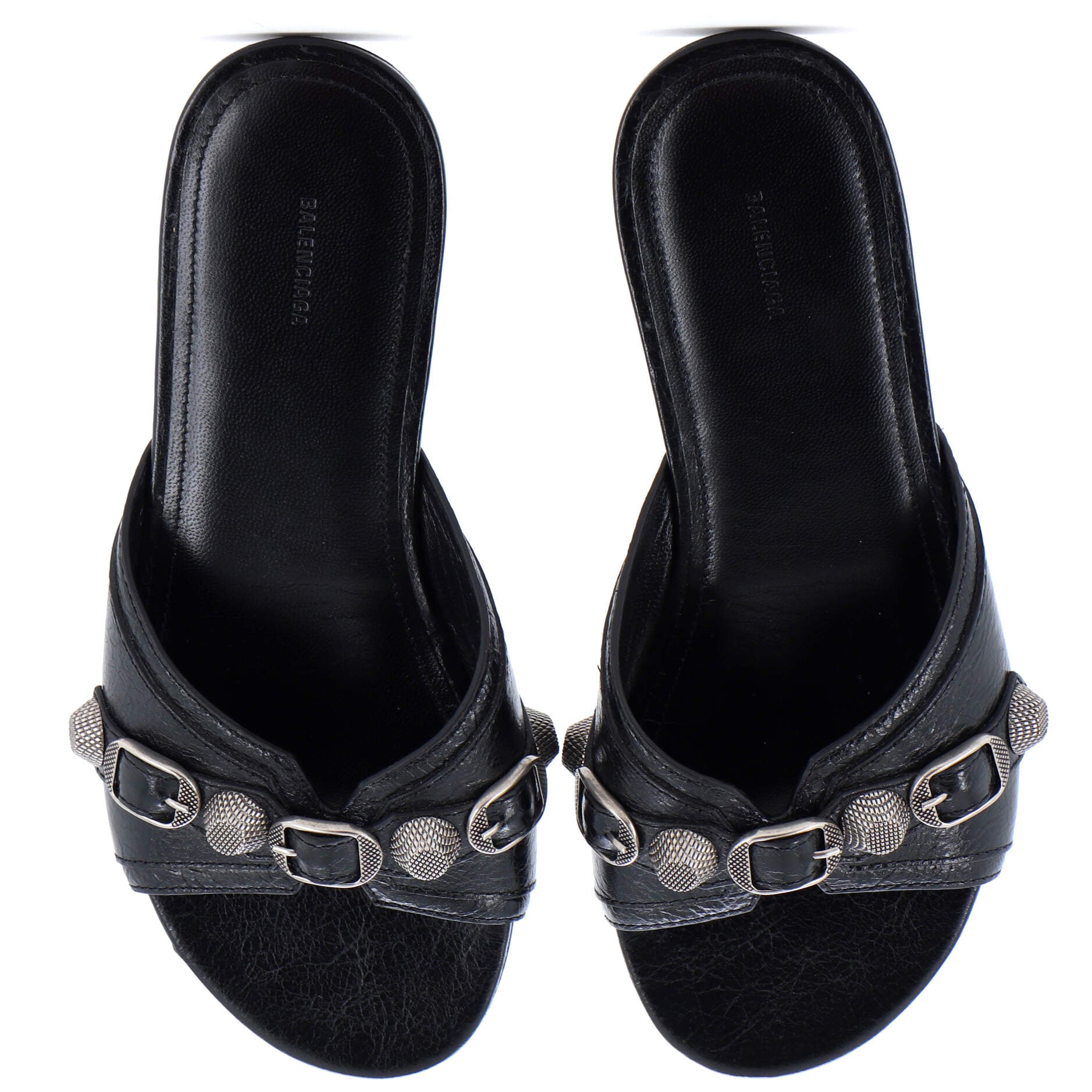 Women's Cagole Flat Sandals Leather