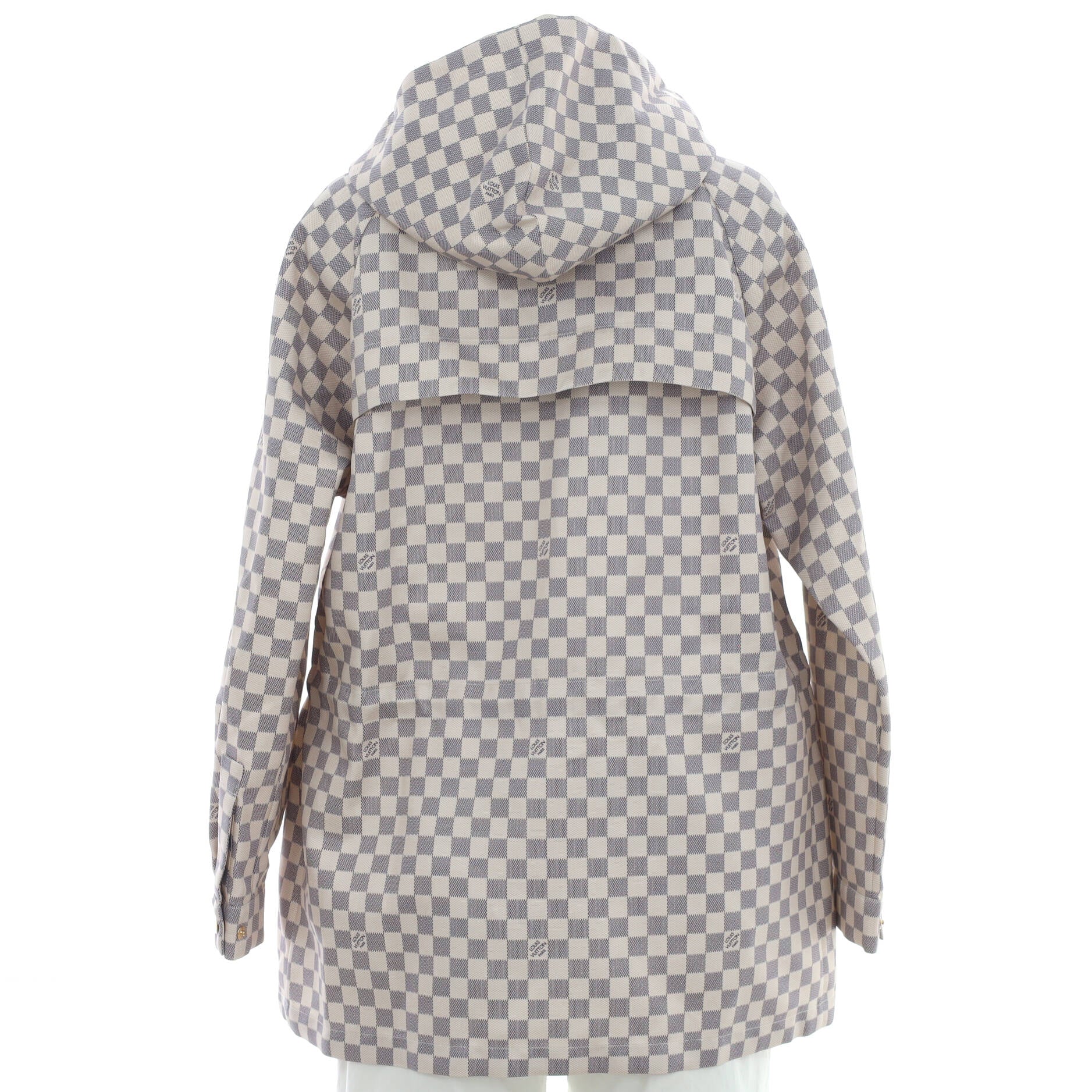 Women's Radzimir Hooded Parka Damier Polyamide Blend