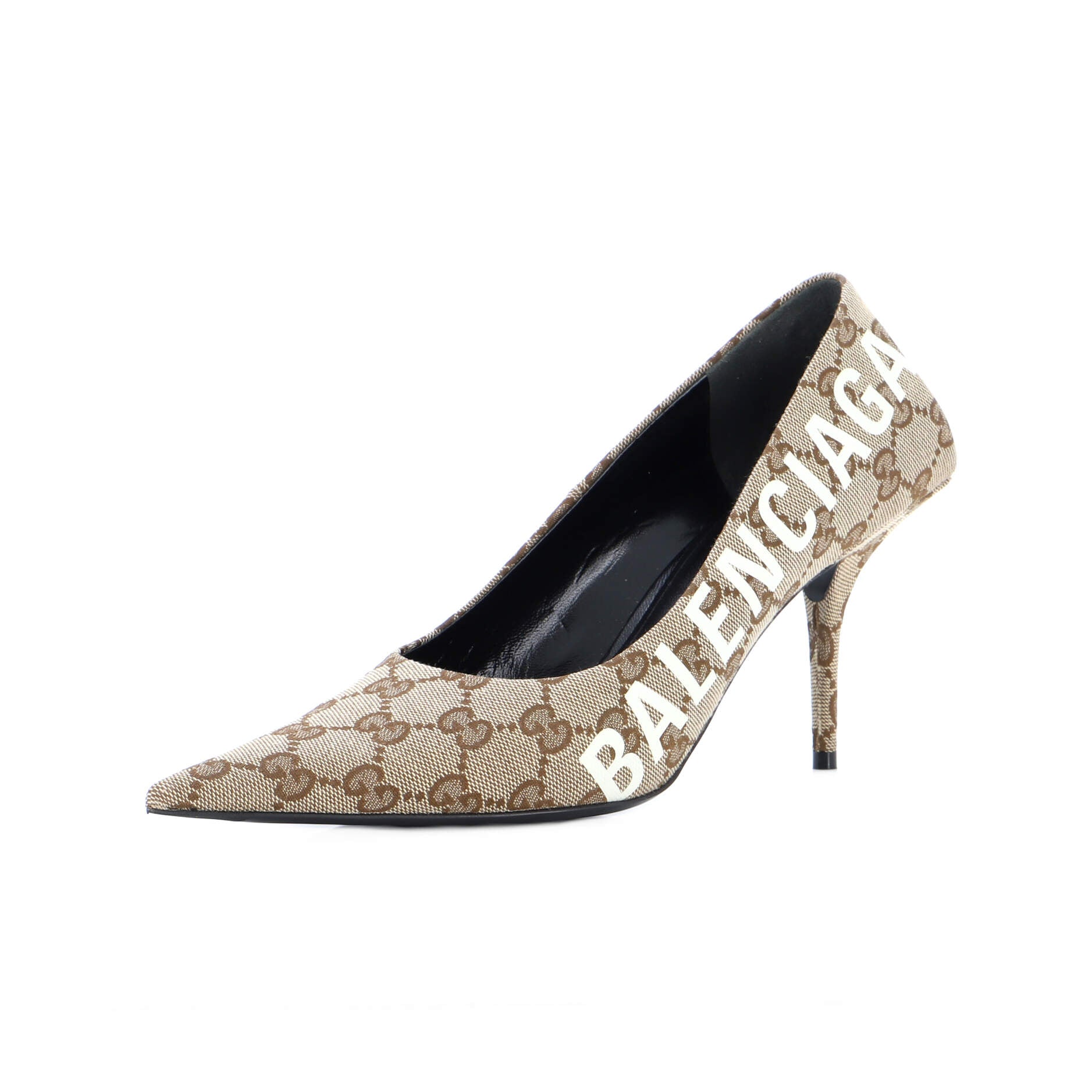 x Balenciaga The Hacker Project Women's Knife Pumps GG Canvas