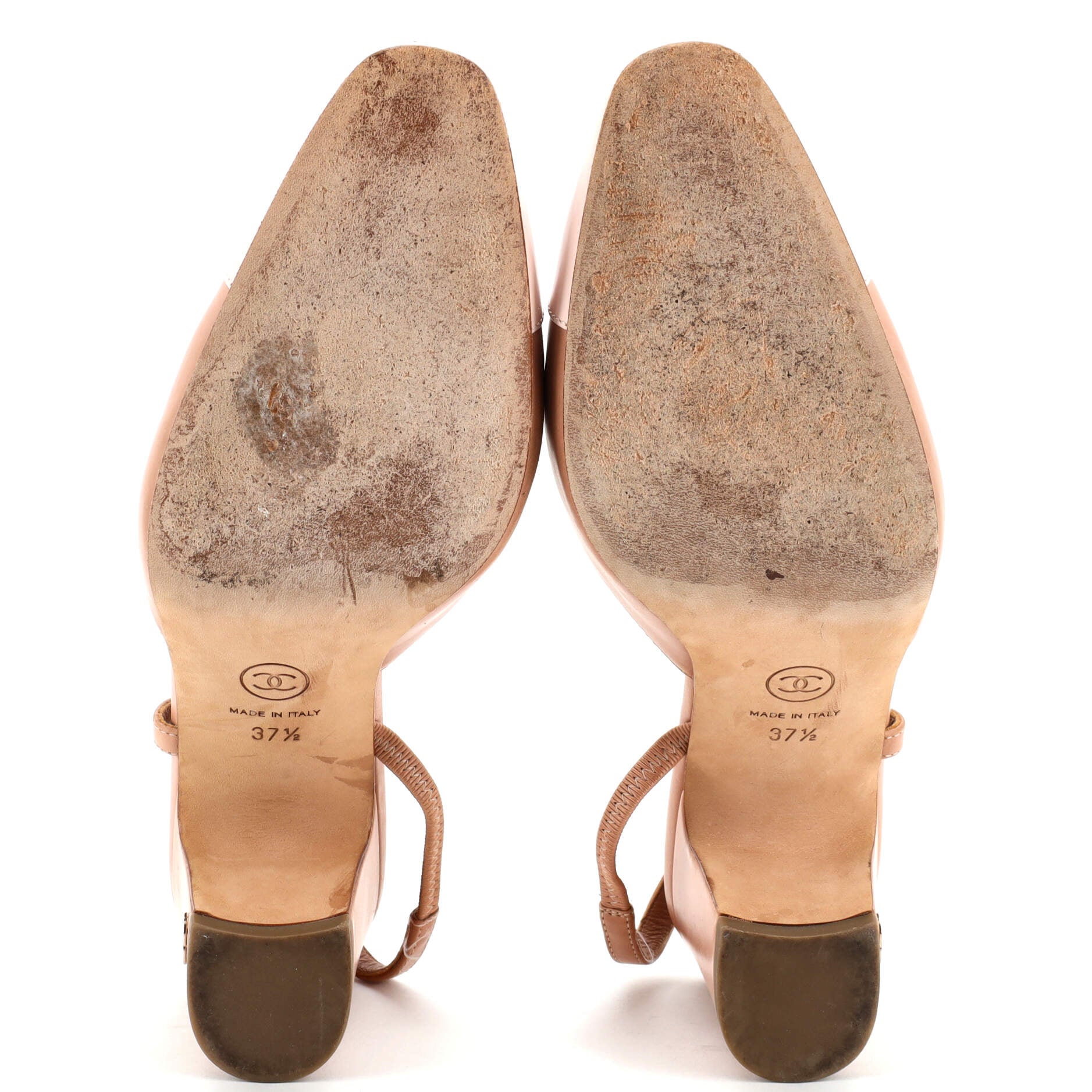 Women’s Cap Toe Slingback Pumps Leather