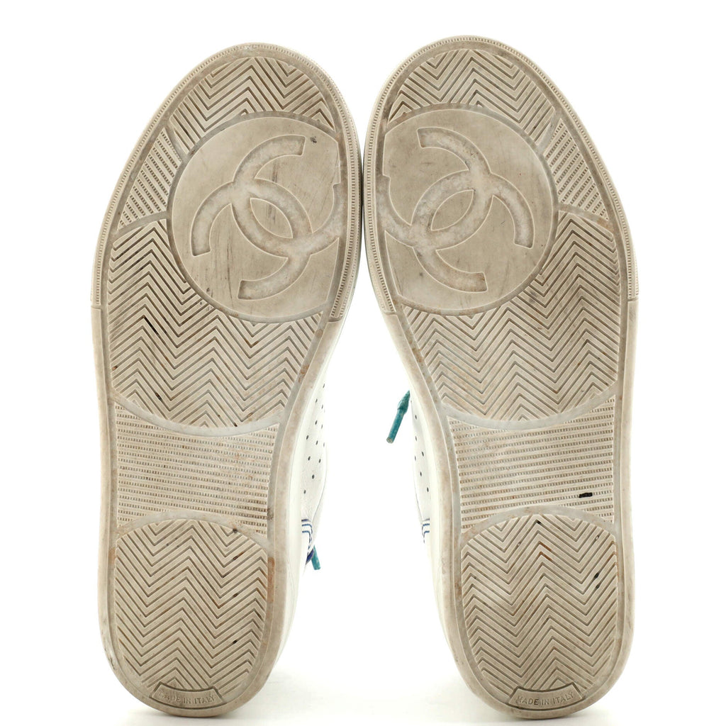 Women's Logo Low-Top Sneakers Leather