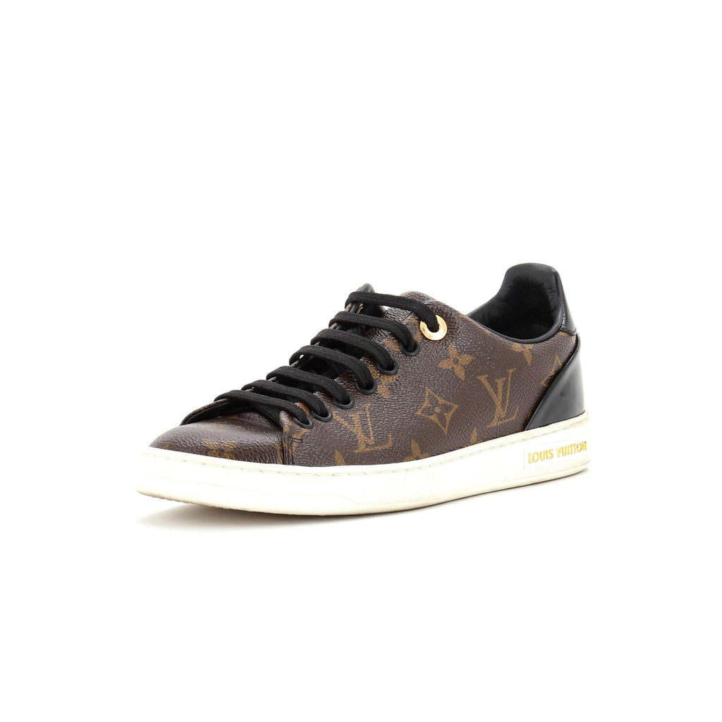 Women's FrontRow Sneakers Monogram Canvas with Patent