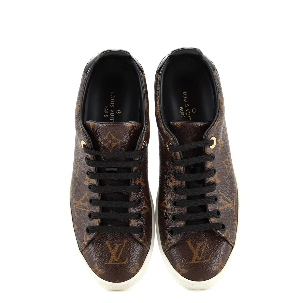 Women's FrontRow Sneakers Monogram Canvas with Patent