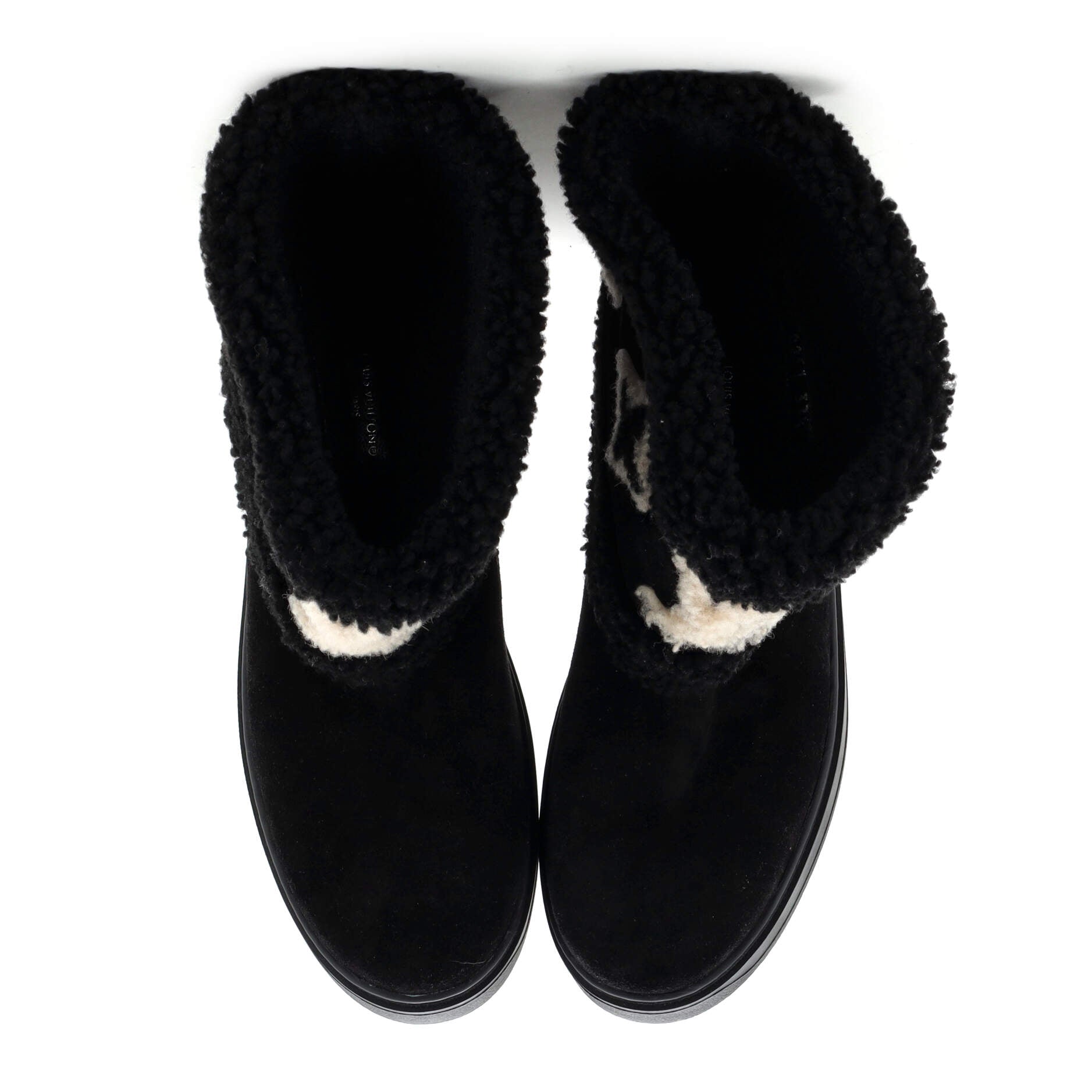Women's Snowdrop Flat Ankle Boots Suede and Shearling