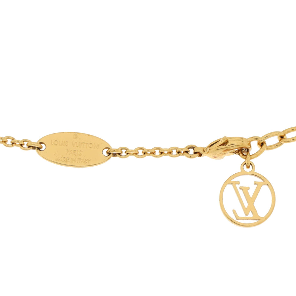 LV Iconic Necklace Metal with Crystals