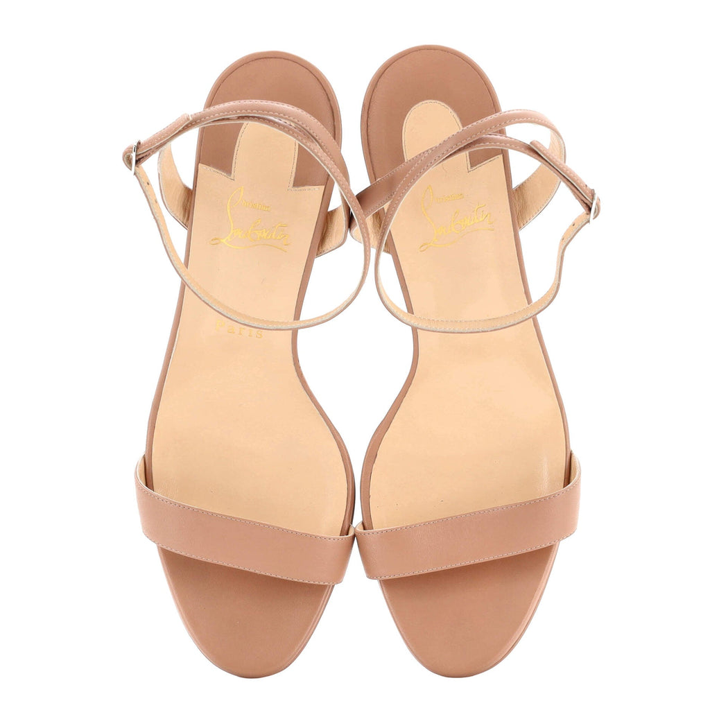 Women's Loubi Queen Heeled Sandals Leather 100