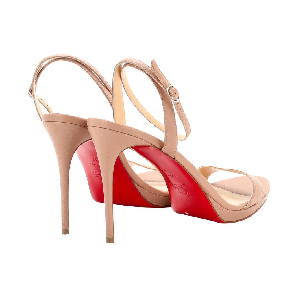 Women's Loubi Queen Heeled Sandals Leather 100