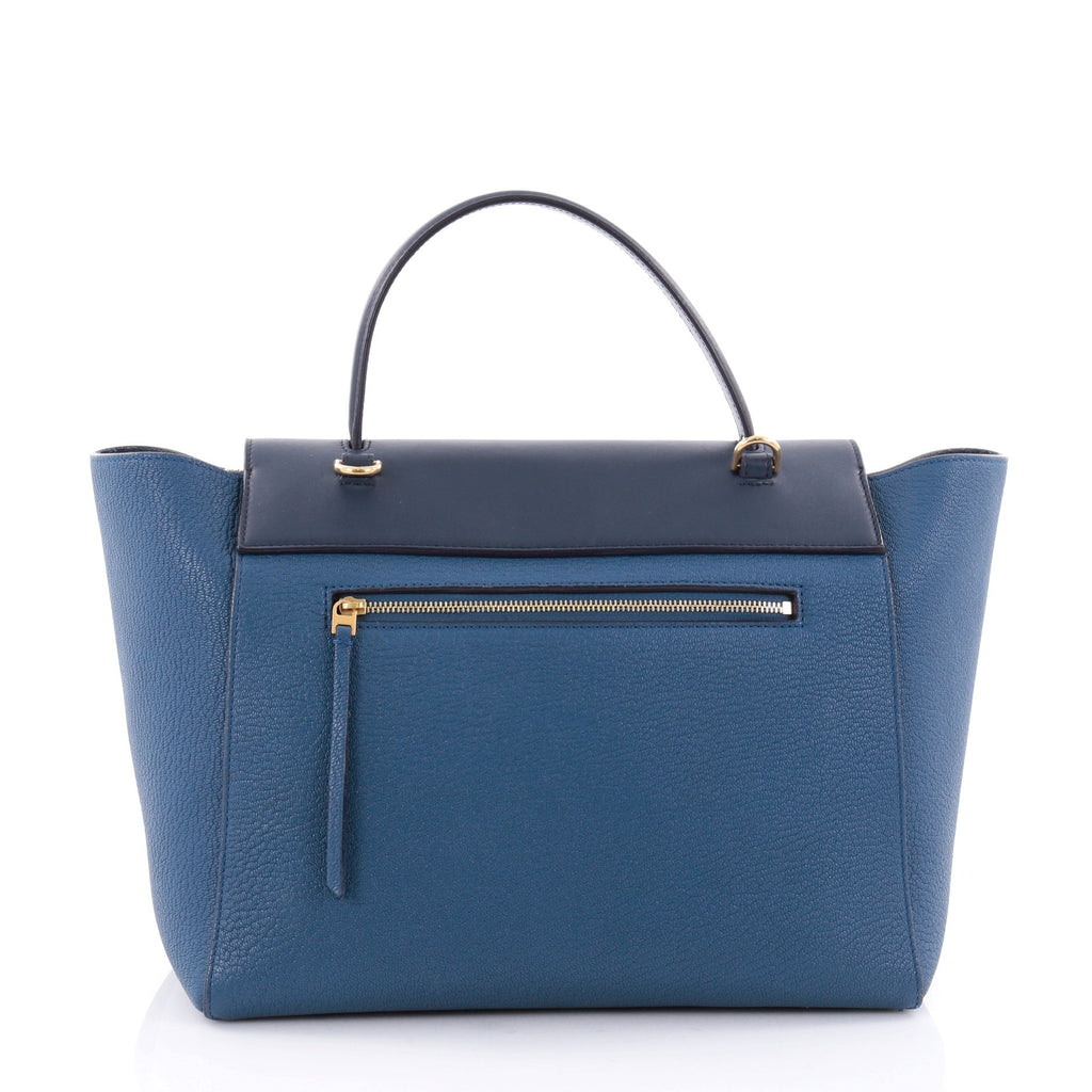 Bicolor Belt Bag Leather Mini