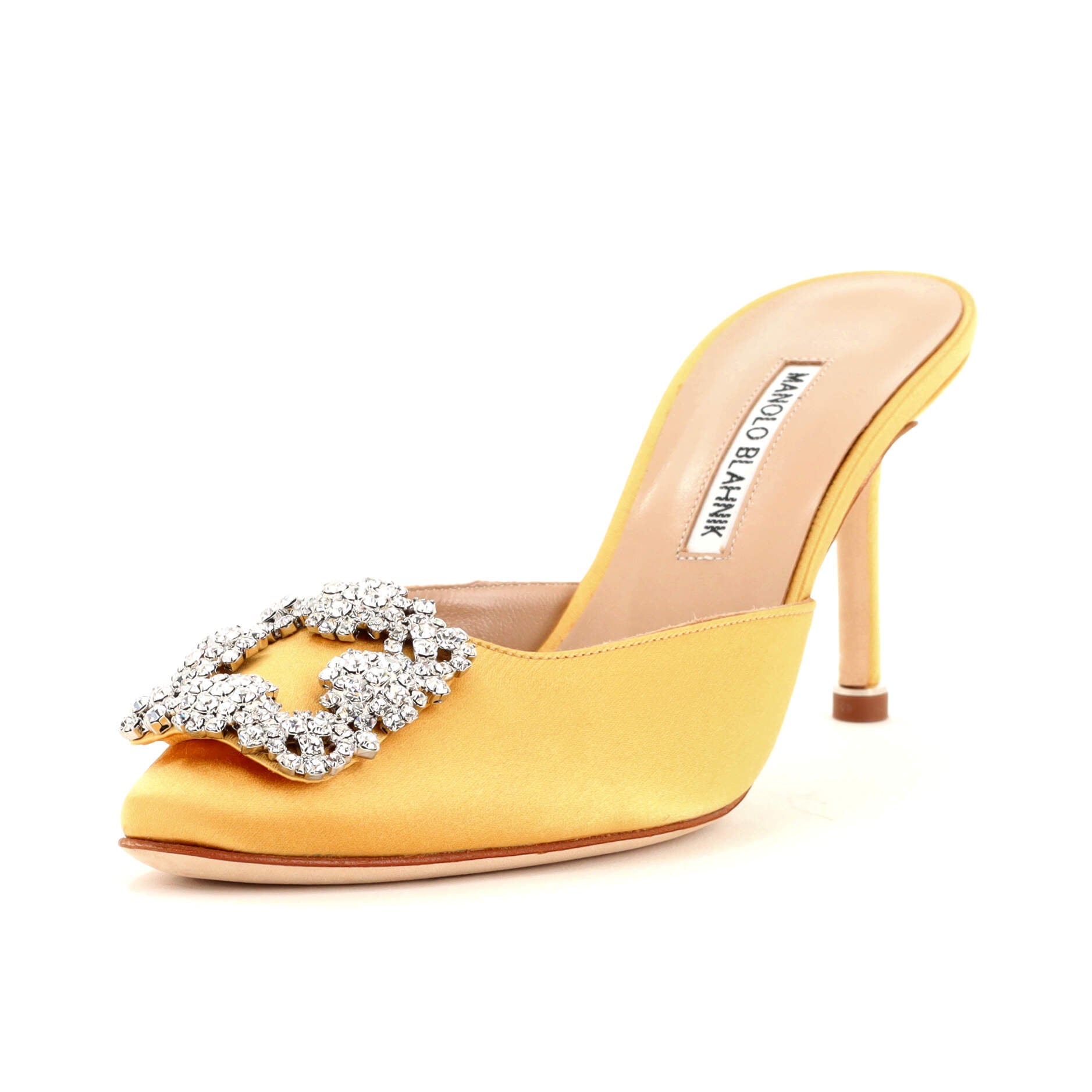 Women's Hangisimu Heeled Mules Satin 70