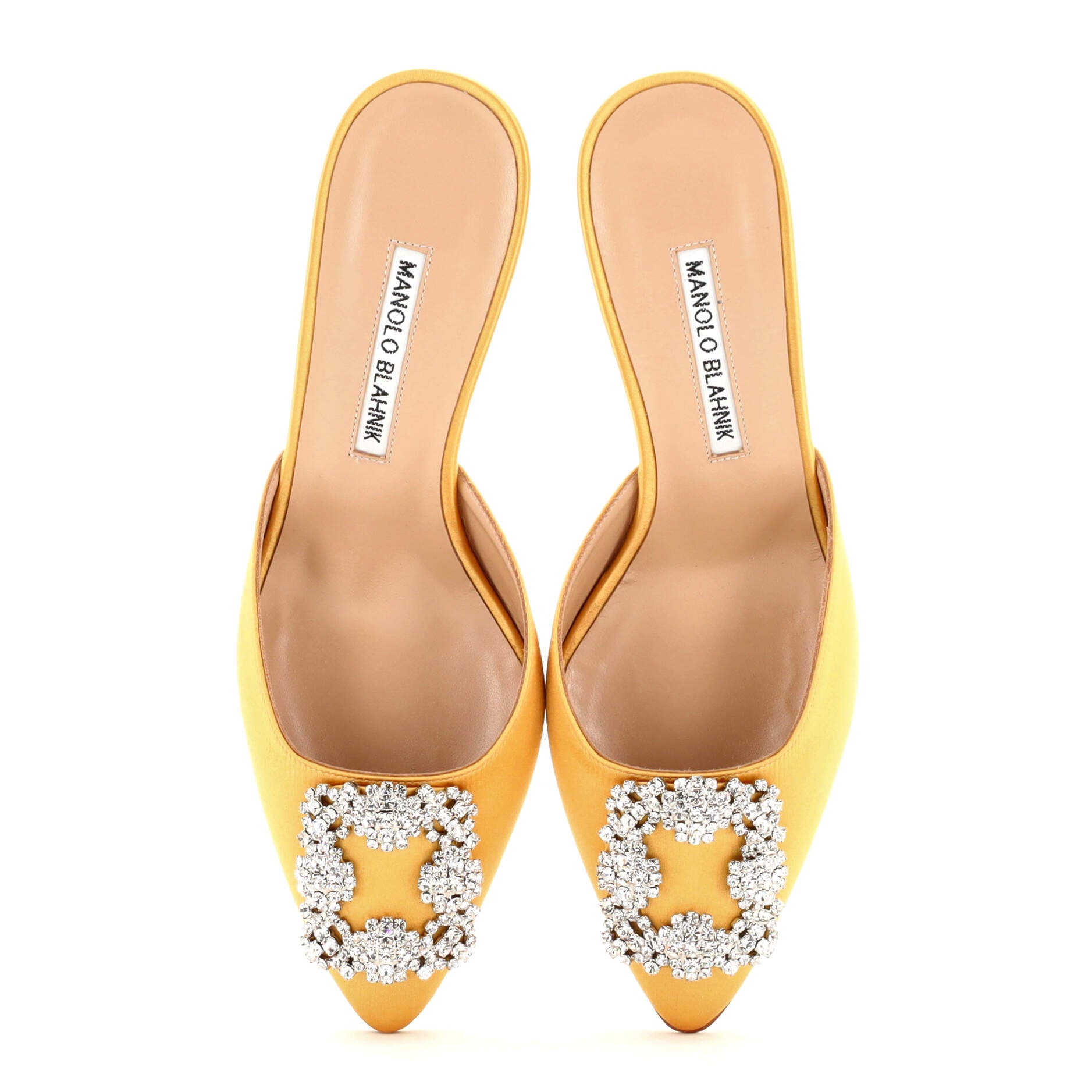 Women's Hangisimu Heeled Mules Satin 70