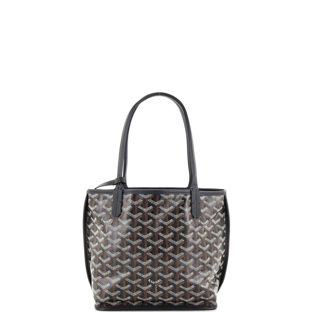 Anjou Reversible Tote Coated Canvas Mini
