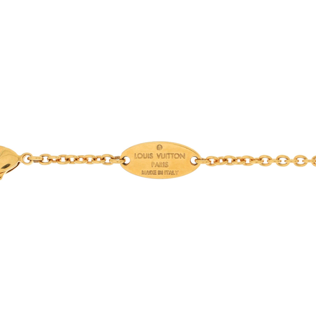 LV Iconic Necklace Metal with Crystals