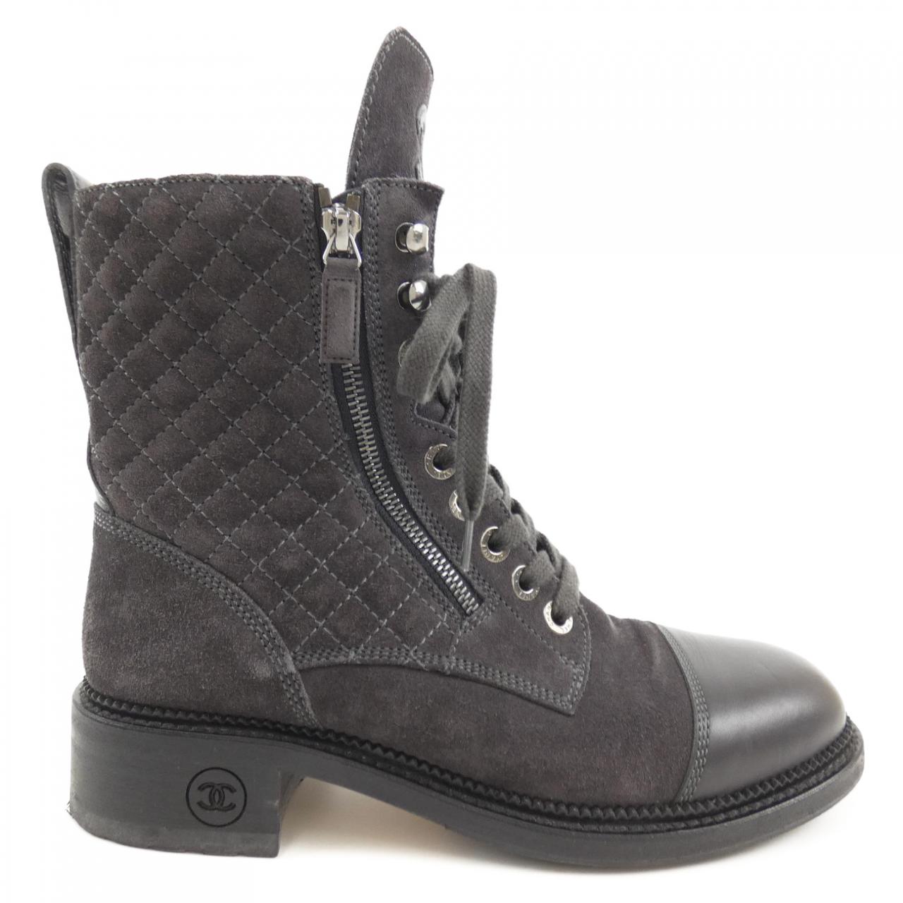 Chanel Suede Calfskin Boots