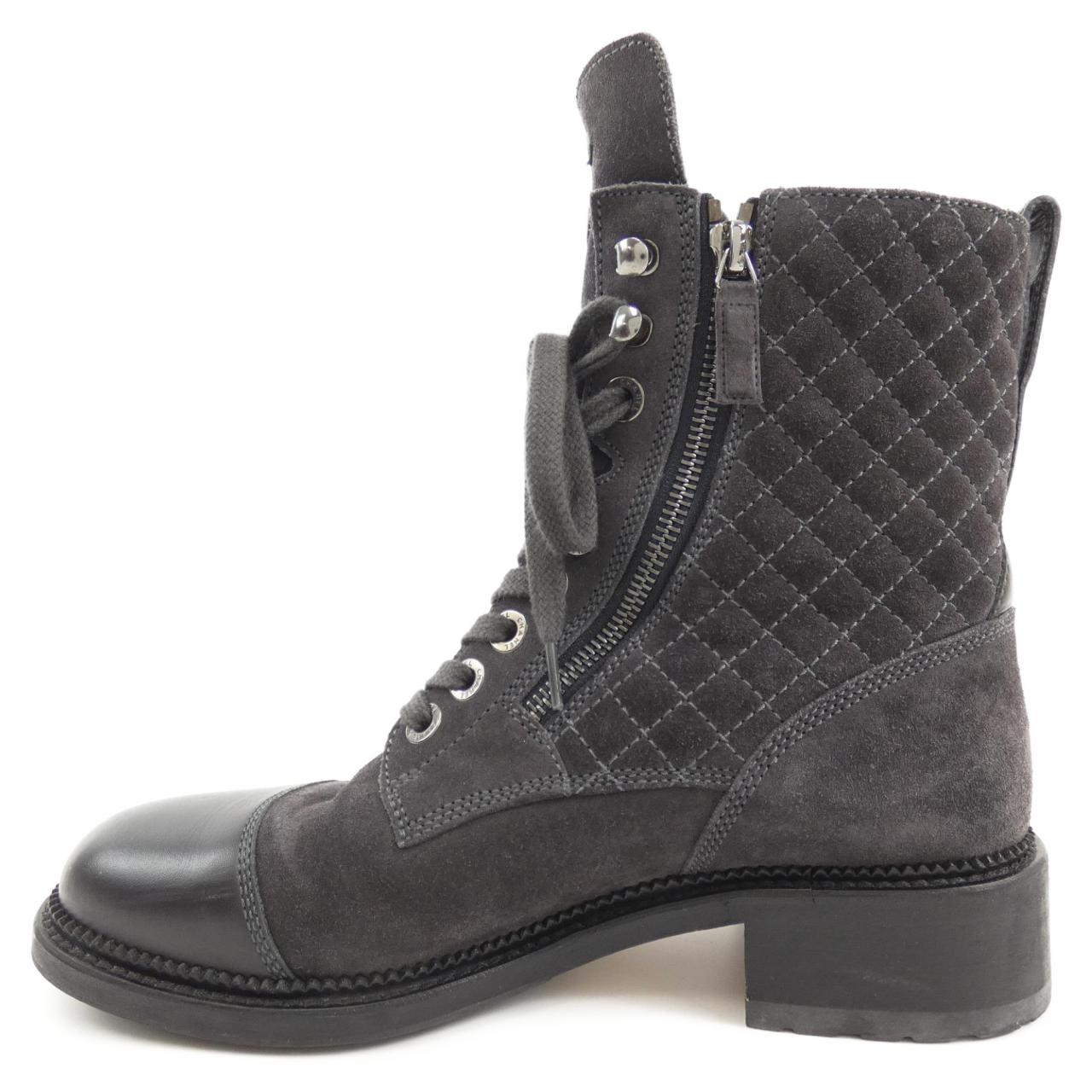 Chanel Suede Calfskin Boots