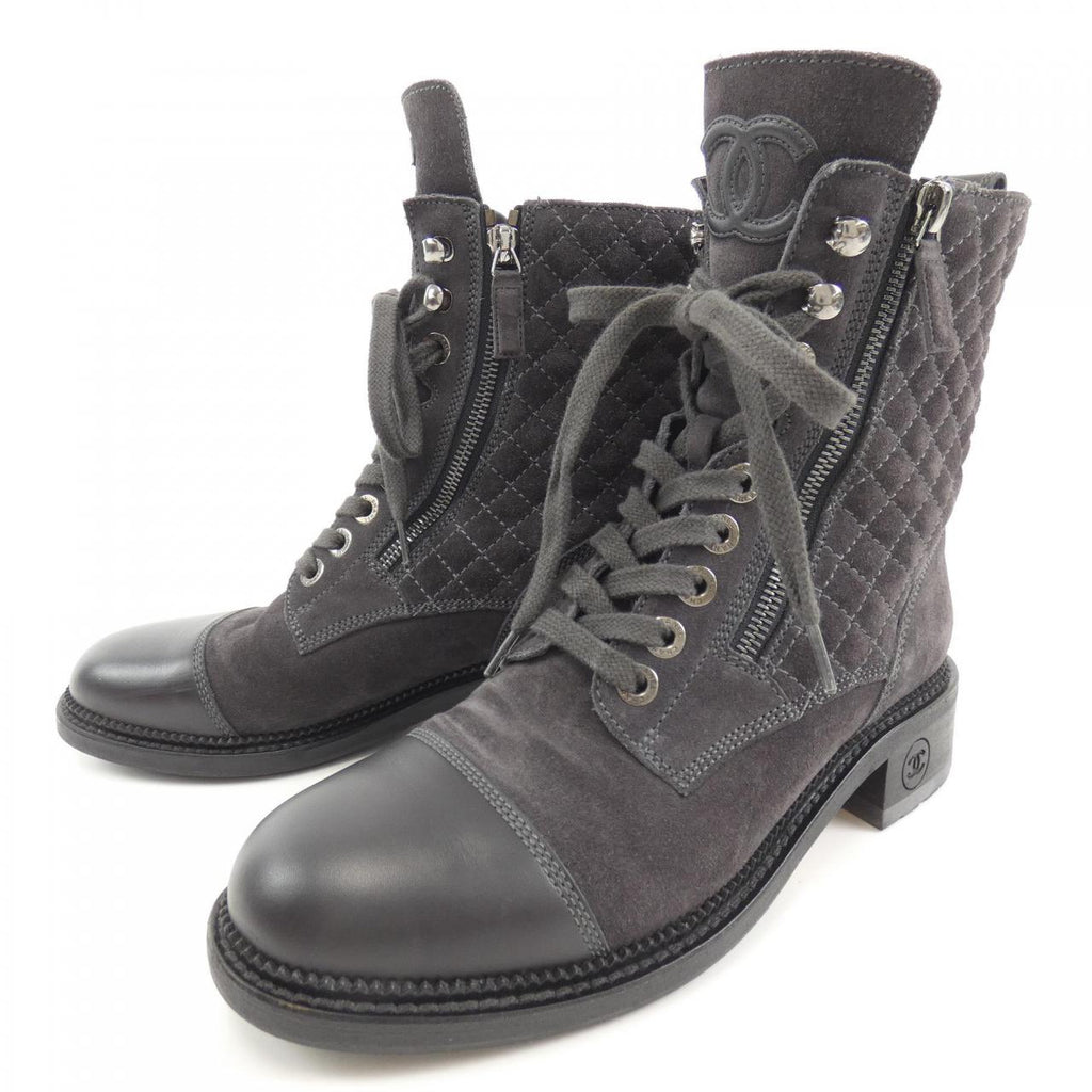 Chanel Suede Calfskin Boots