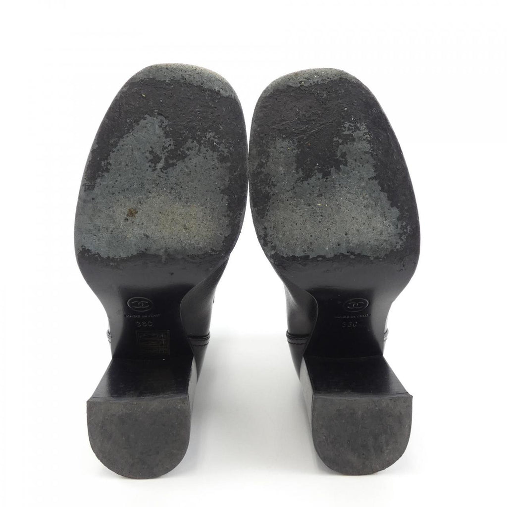 Chanel G45281B14454 Kidskin Knit Lambskin Boots