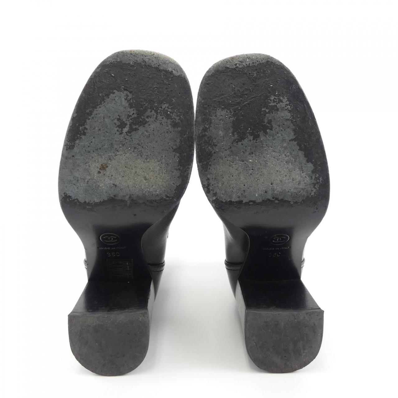 Chanel G45281B14454 Kidskin Knit Lambskin Boots