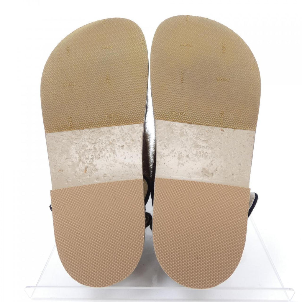 Chanel G35927Y56034 Harako Calfskin Suede Sandals