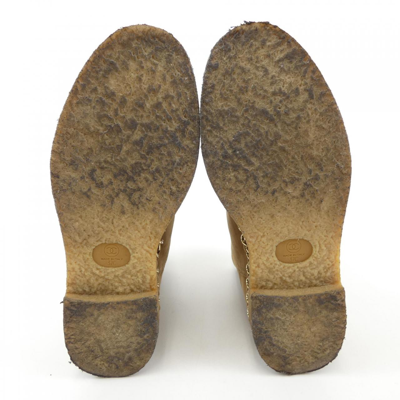Chanel G34113Y52122 Kid Suede Shearling Boots