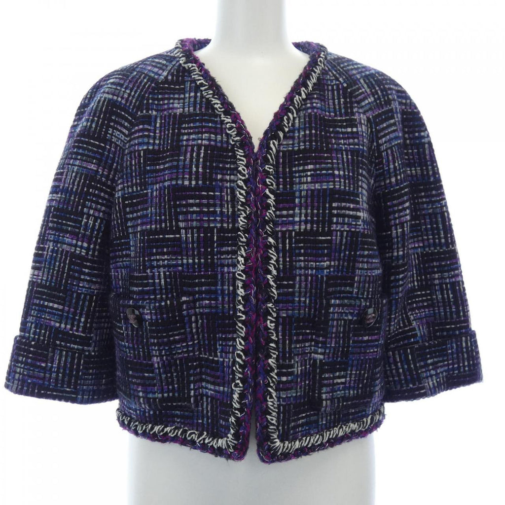 Chanel P75467V67167 23A Collarless Jacket