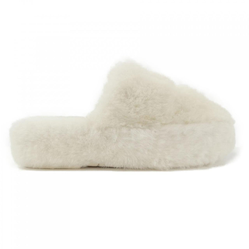 Chanel G45984B17892 Shearling Lambskin Sandals