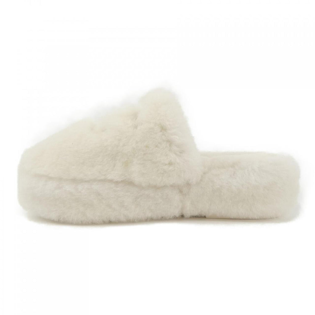 Chanel G45984B17892 Shearling Lambskin Sandals