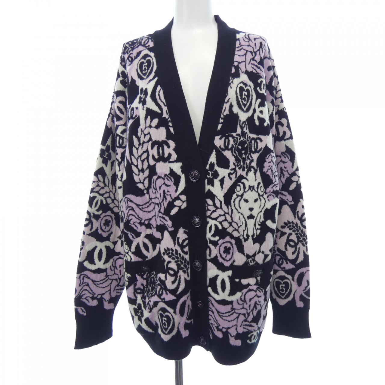 Chanel P73592K10550 22B 100% Cashmere igan