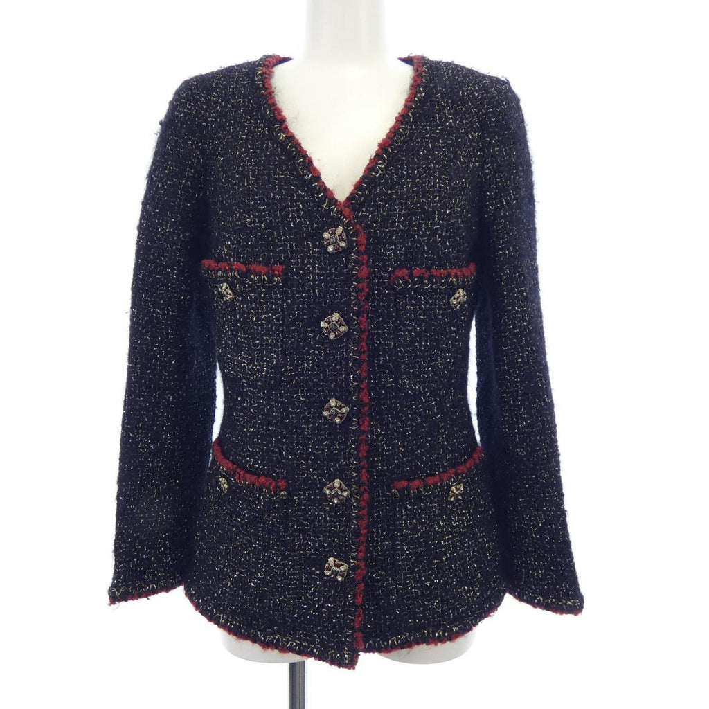 Chanel P42343V30537 Collarless Jacket Jacket