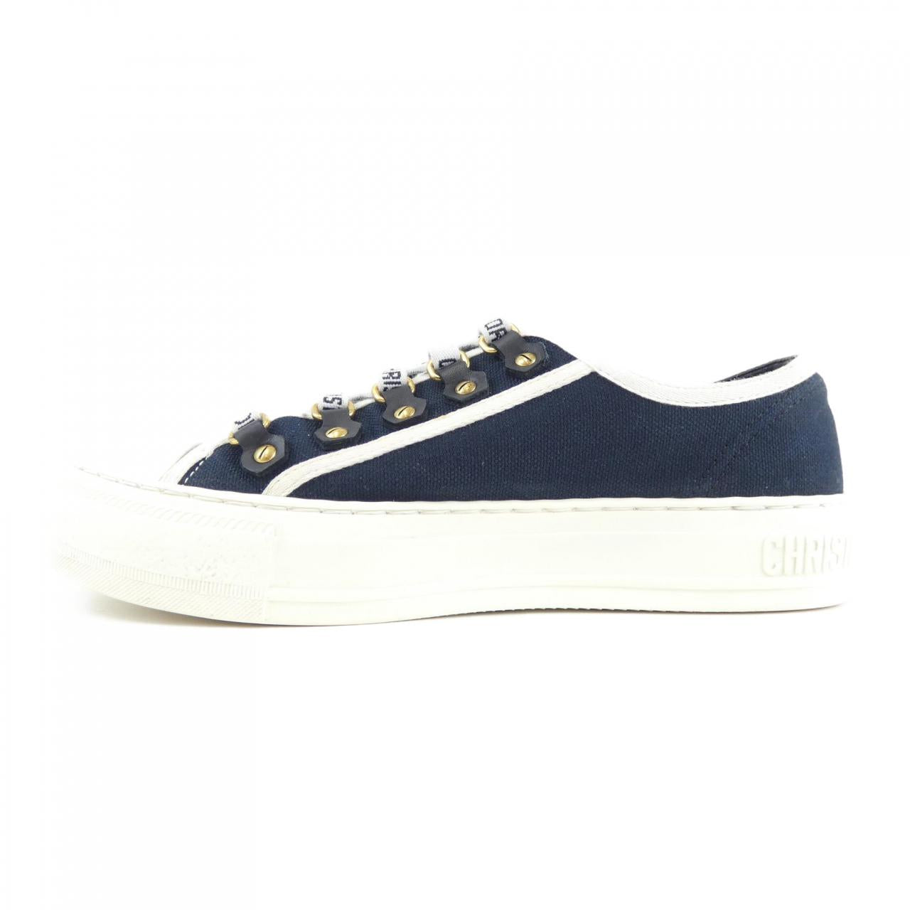 Christian Dior WALK'N'DIOR Cotton Canvas Sneakers