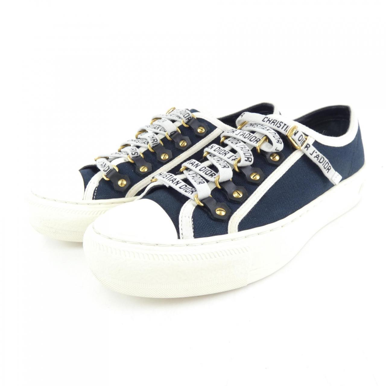 Christian Dior WALK'N'DIOR Cotton Canvas Sneakers